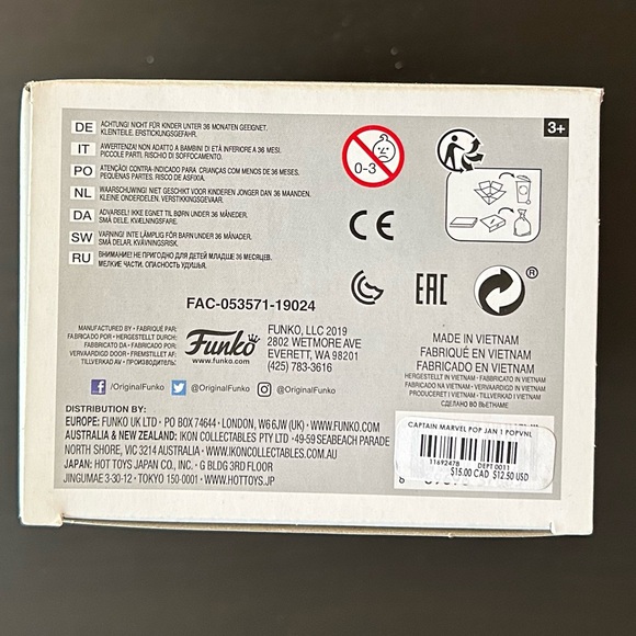 Funko Pop Marvel #444 Captain Marvel - Picture 6 of 6